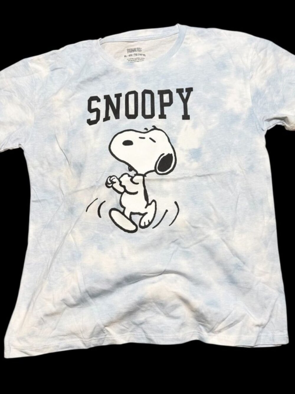 Peanuts Snoopy Joe Cool Tie-Dye Short Sleeve T-Shirt M